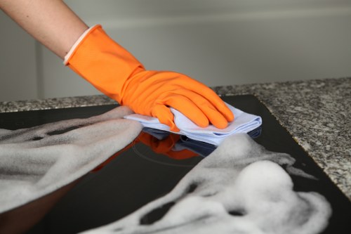 Professional cleaning of a modern Harringay apartment interior