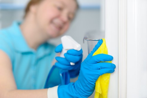 Detailed post-construction cleaning in a modern Harringay property