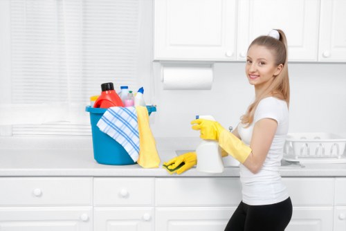 Modern commercial cleaning in Harringay office