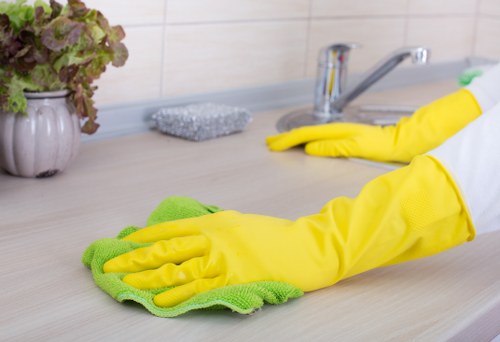 Deep cleaning of a Harringay property interior with dusting and vacuuming